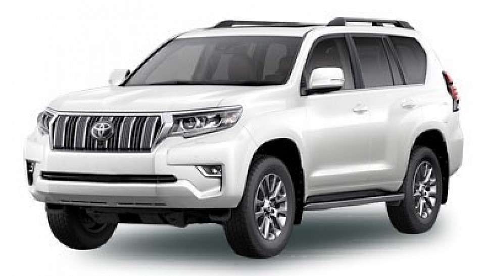 Toyota Land Cruiser Prado TX L7 places Product Image Modèle	KDJ150L-GKAEYV Spécifications	Tropical specifications Direction	LHD-Left hand drive Pays d'origine	Japan Moteur	CYL, DOHC, 16V, TURBO DSL2, 2982 cc, Power HP/rpm: 61/3400, Torque KgM/rpm: 40.8/1600-2800, Cooling system: liquid